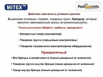 Действия предприятия
