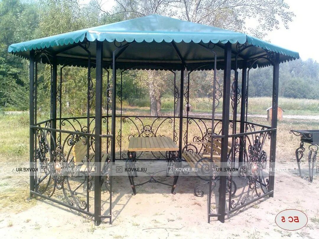 Беседки из металла