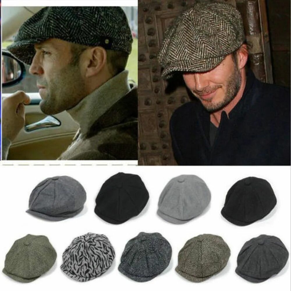 Кепка восьмиклинка Дэвид Бекхэм. Головной убор Tweed(Golf cap). Кепка восьмиклинка Stetson. Как придать форму кепке