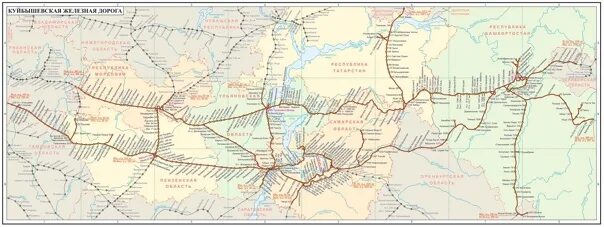 Куйбышевская железная дорога станции. Куйбышевская ж.д карта. Карта железной дороги в Самарской области подробная. Куйбышевская ЖД В России. Схема ЖД станции Куйбышевской дороги.