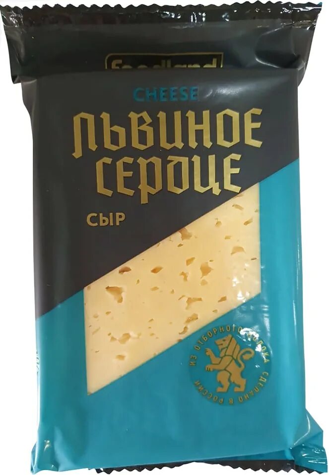 Купить Сыр полутвердый "Радость вкуса" Львиное сердце 45% БЗМЖ, вес (41605) в ин