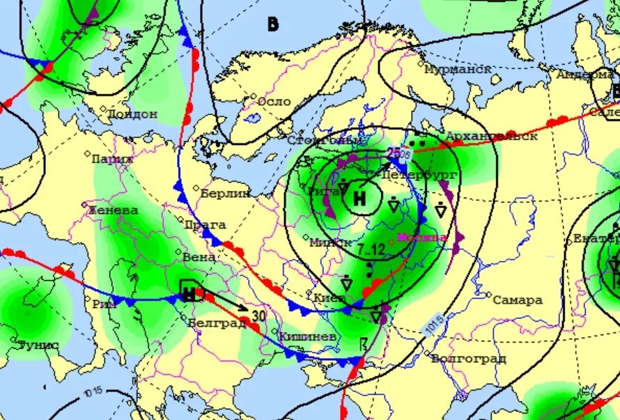 Откуда приходят циклоны. Циклон на карте. Циклон и антициклон на карте. Карта циклонов России. Карта циклонов и антициклонов России.