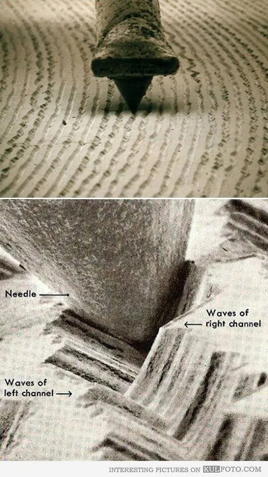 Incredible photos of record grooves under an electron microscope - The Vinyl Fac