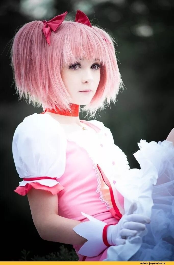 Фотки косплея. Анимешники и косплееры. Madoka Kaname Cosplay. Мадока Магика косплей.