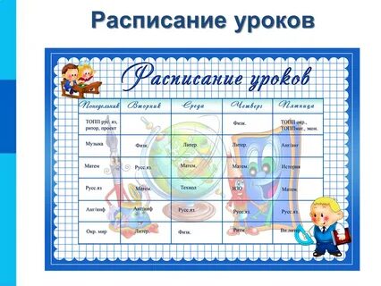 Расписание моделей