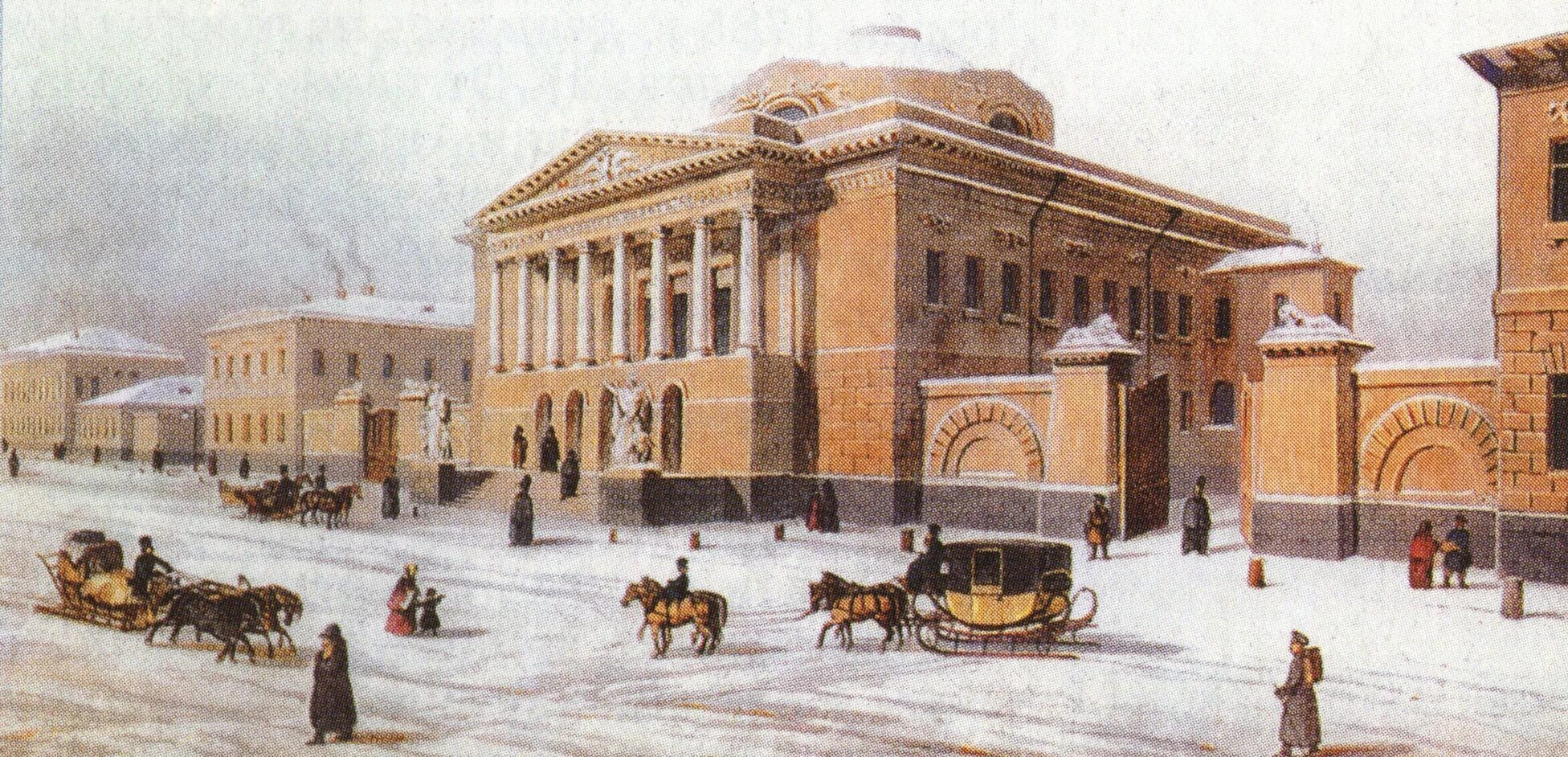 Здание опекунского совета Жилярди. Д. Жилярди (опекунский совет в Москве. Здание опекунского совета в Москве - Жилярди. Здание опекунского совета (1823—1826 гг.). Опекунский совет годы