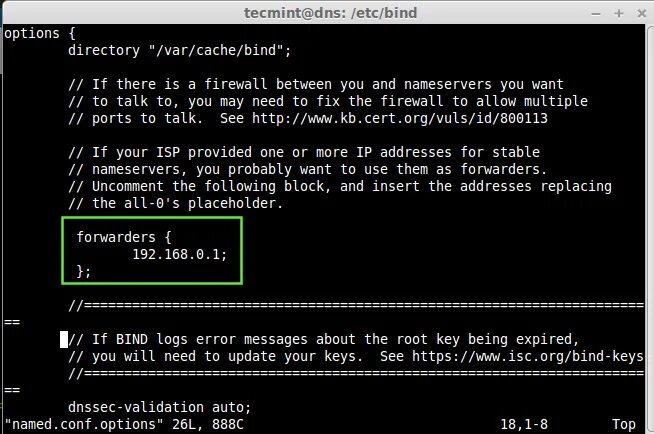 Directory options. ДНС сервер 192.168.0.1. Bind DNS cache. DNS сервер bind настройка. Linux bind.