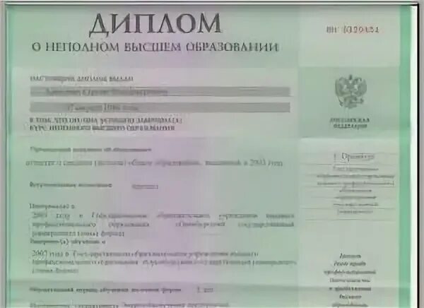 Что значит неполное образование. Незаконченное высшее образование это.