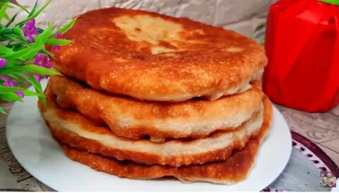 Постные лепешки на сковороде