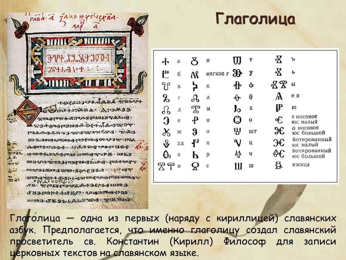 Проект кириллица. Кирилл и Мефодий глаголица. Глаголица алфавит Кирилла и Мефодия. Кирилл и Мефодий кириллица и глаголица. Кирилл и Мефодий создатели славянской азбуки глаголица и кириллица.