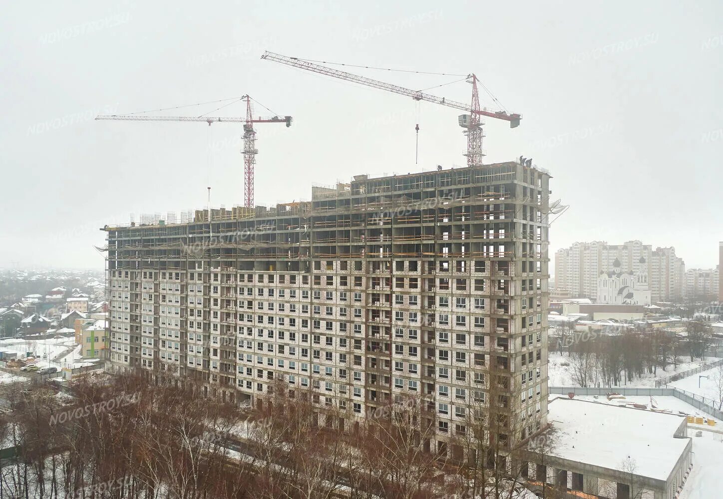 В Ленинском городском округе строят современный ЖК "Миловидное"