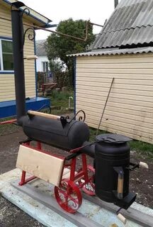 Коптильня из газовых баллонов казан