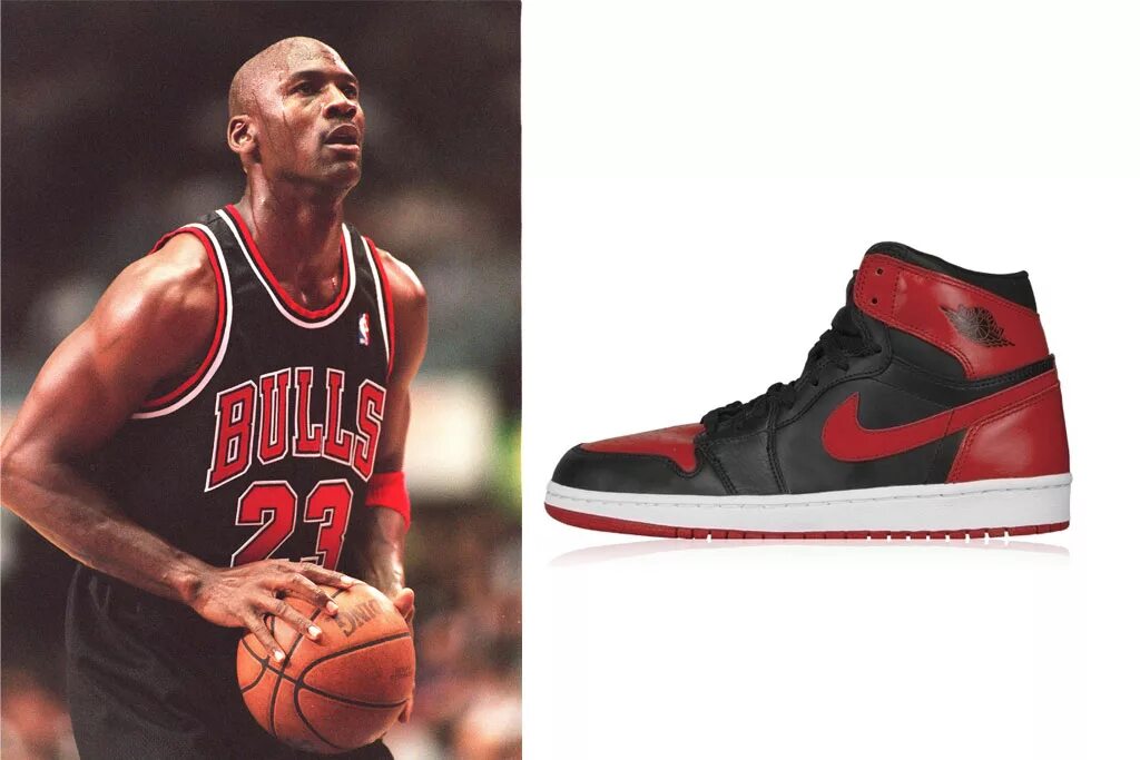 First ad. Nike Air Jordan 1 Майкла Джордана.