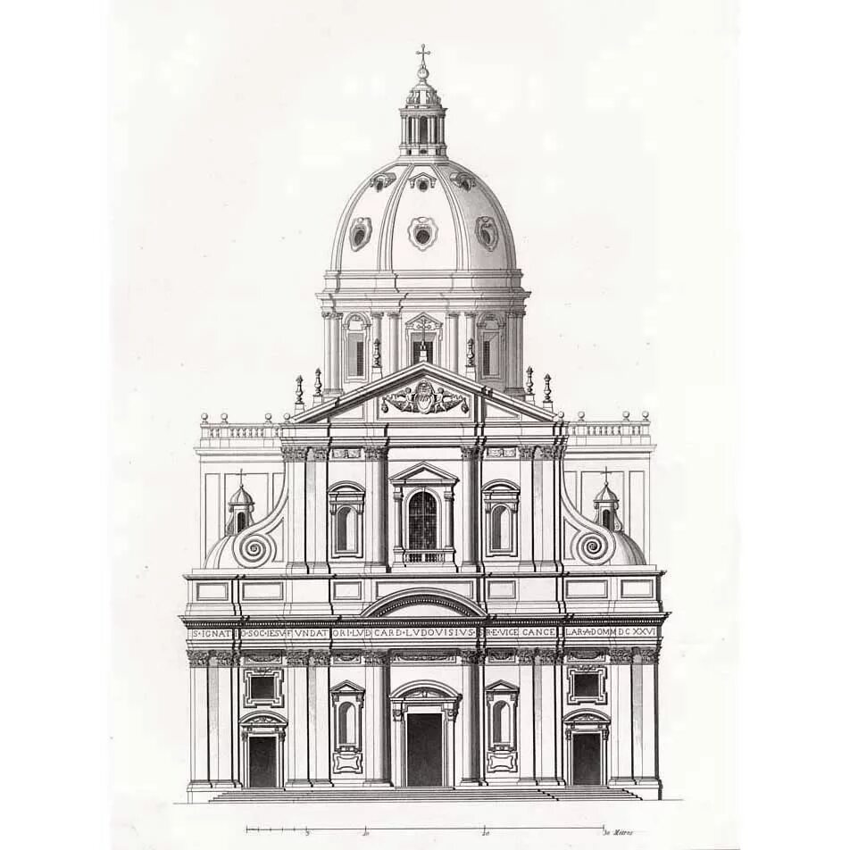 церковь сант андреа аль квиринале. фасад церковь карла борромея. архитектура карандашом. архитектура барокко рисунок легкий. свято-никольский храм в селе ломово чертеж.