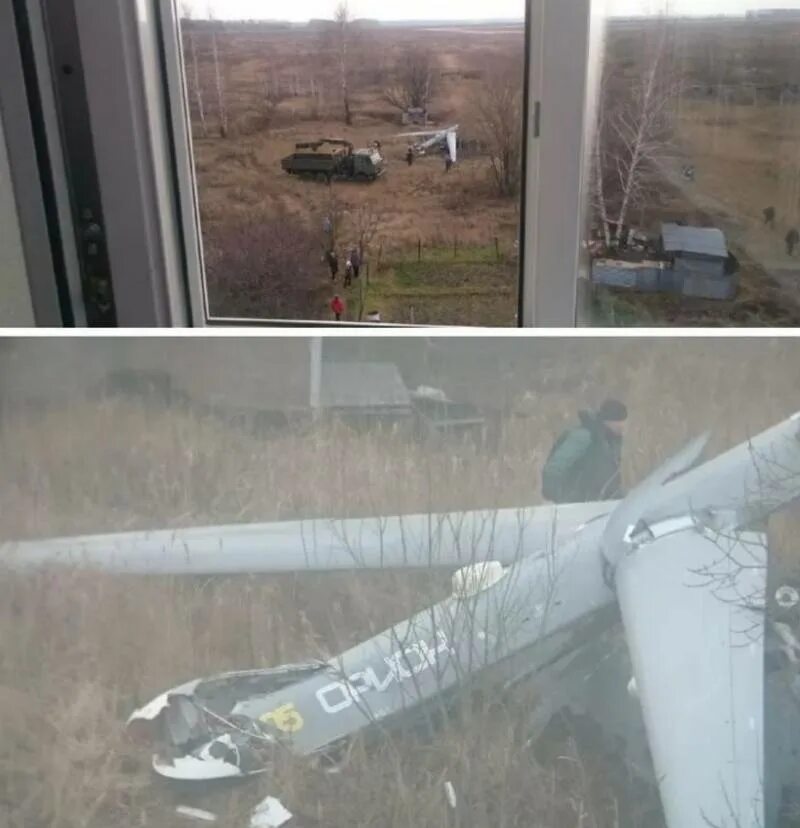 В Рязанской области упал беспилотник. Военный беспилотник «Орион» рухнул в Рязанской области. Военный беспилотник упал.