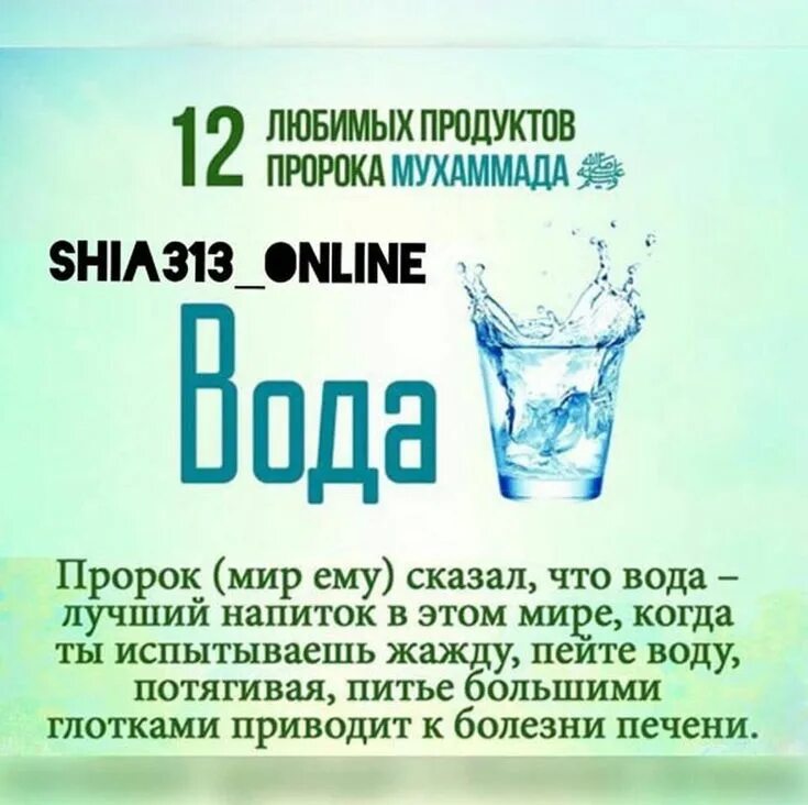 Любимые продукты пророка. Любимая еда пророка Мухаммада. Любимые продукты пророка Мухаммеда. 12 Любимых продуктов пророка. Пить воду в исламе