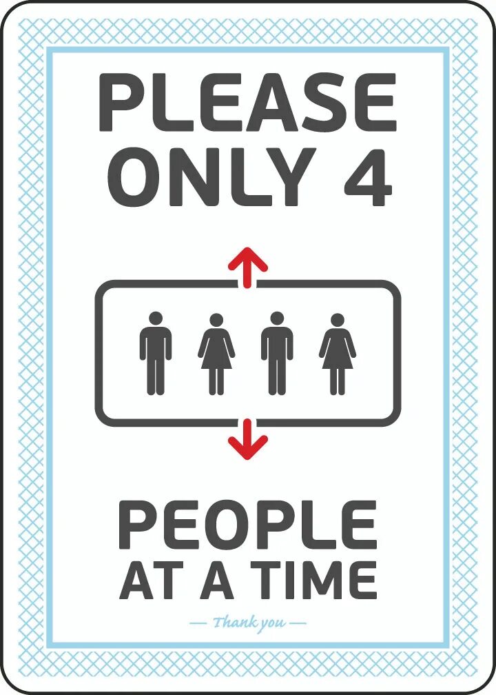 Sign save. 4 Человека в лифте. Max 4 person in Elevator logo.