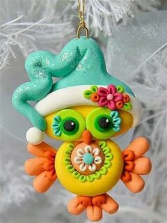 Полимерные елочные игрушки