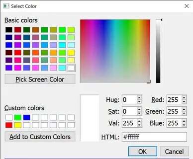 Select coloring