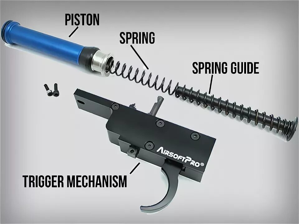 Spring loading. Spring Airsoft Gun разрез. Поршень спринг страйкбол. Spring mechanism. Spring Airsoft Pistol exploded.