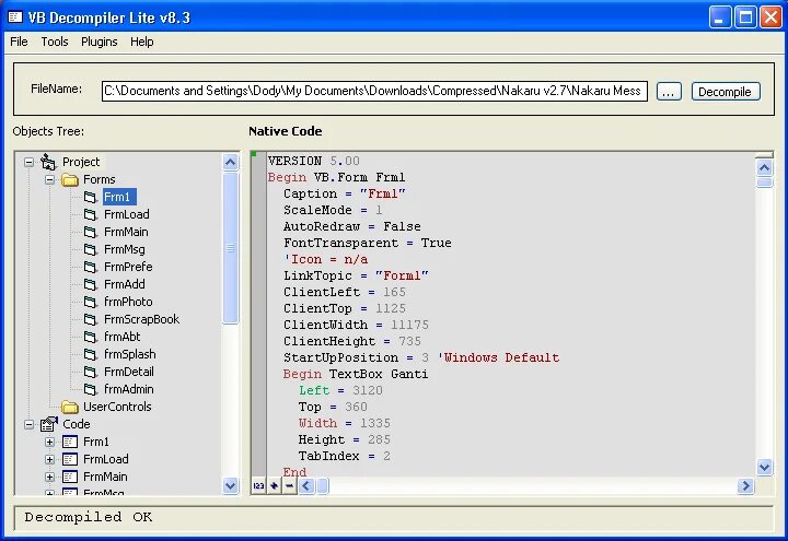 C decompiler. Декомпилятор. decompiler. c# decompiler. как в delphi decompiler декомпилятор изменить код.