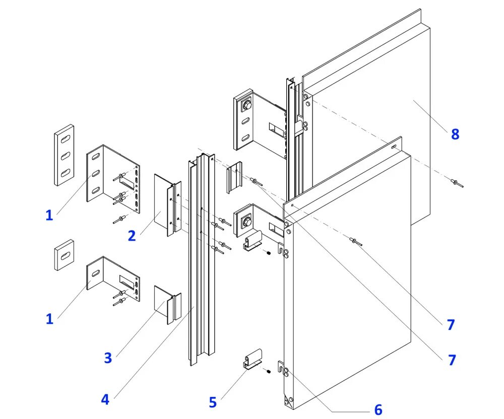 Монтаж кассеты. Алюминиевые композитные панели крепление. Узлы крепления композитных панелей. Кассеты алюкобонд узлы крепления. Кассетный фасад узлы крепления.
