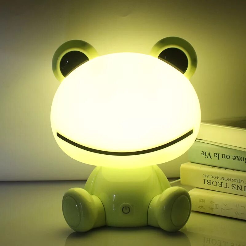 лампа ночник панда. светильник детский. силиконовая лампа ночник. ночник little cat белый rgb 0,8w 7colors-3xaaa-ip20. ночник feron 23362.
