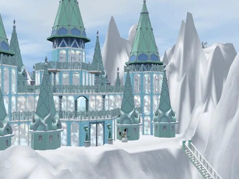 Игра frozen castle