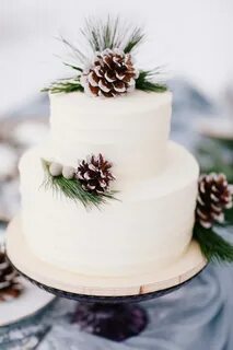 Зимние свадебные торты фото.