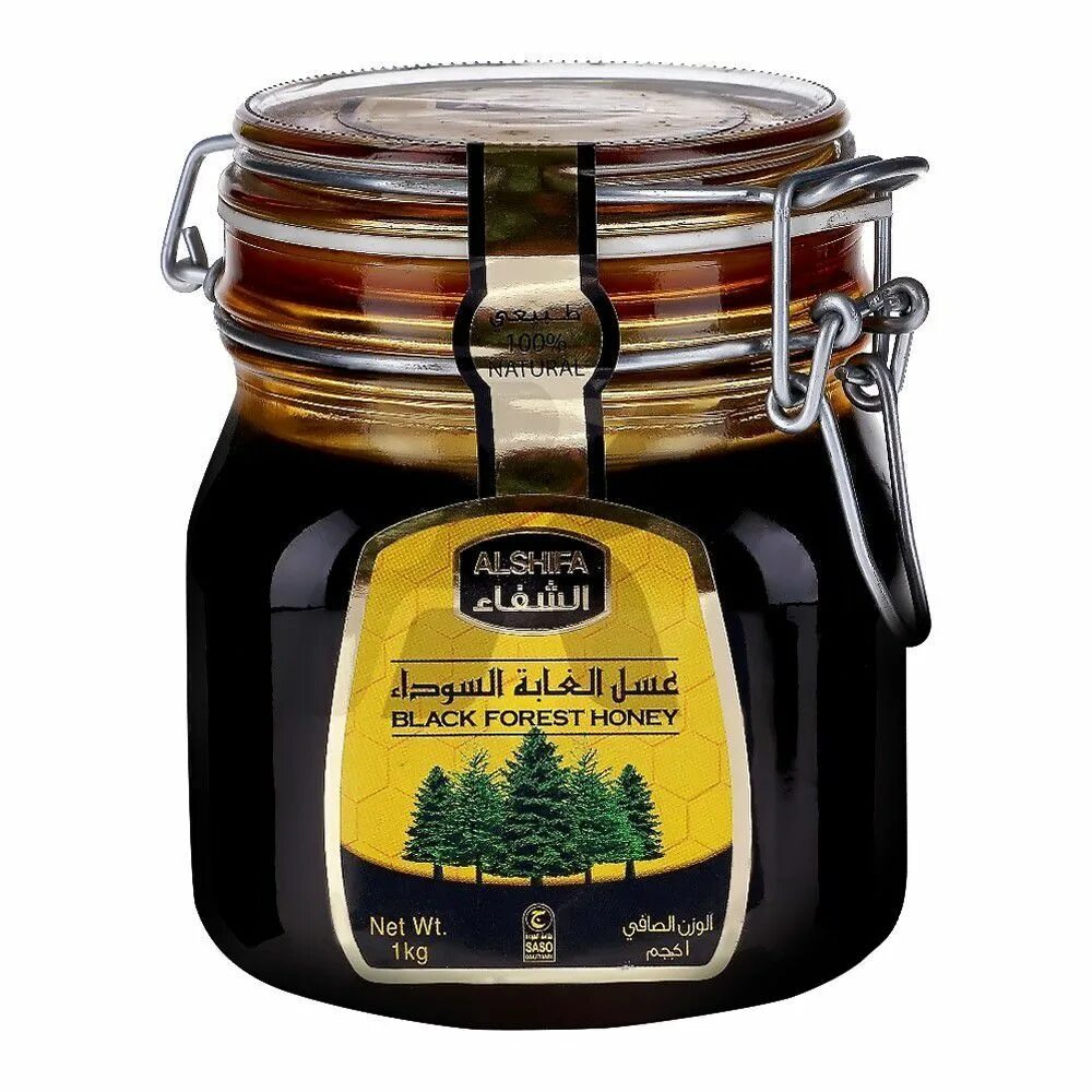 Черный мед купить. Alshifa Black Forest Honey. Черный мед. Мёд Blackbutt. Мёд «Alshifa» 125гр..