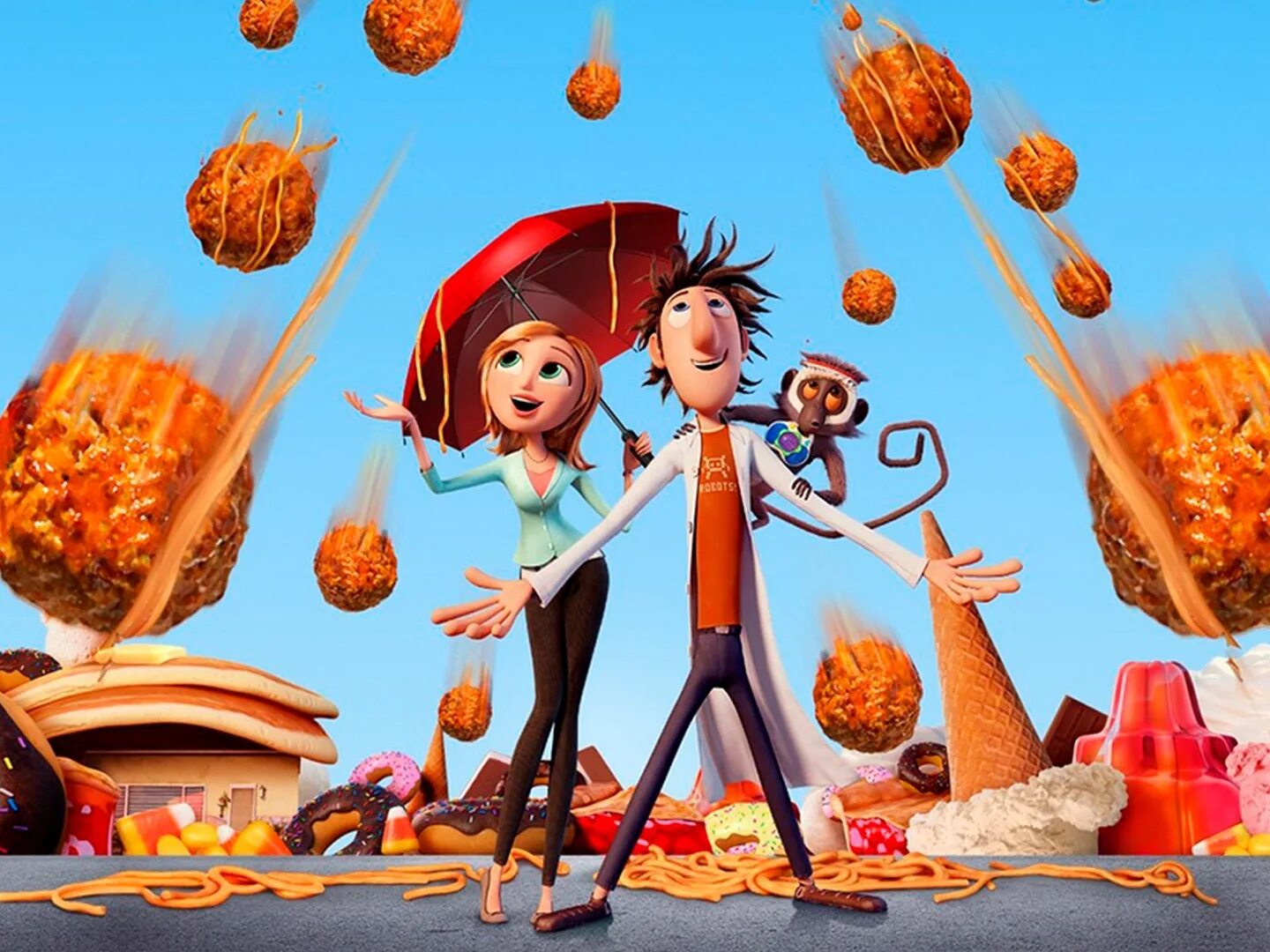 Cloudy with a chance of Meatballs 2 игра. Облачно, возможны осадки в виде фрикаделек (2009).