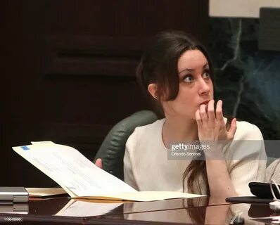 Casey Anthony before the start of court during the 18th day of her