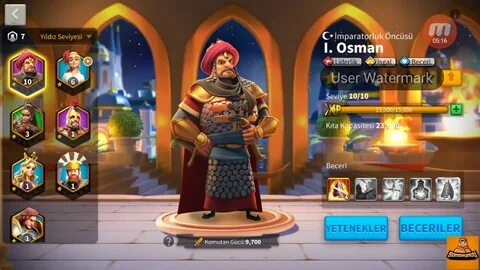 Rise of kingdoms командиры