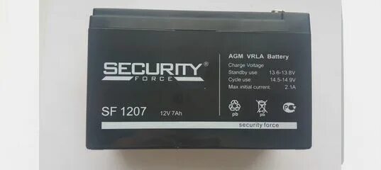 Аккумулятор 1207 12v 7ah. Аккумулятор Security forse 1207 12в/7ач. Батарея аккумуляторная Security SF 1207 12в 7ач. Аккумулятор 12v 2.1a, 7ah. Аккумулятор Security Force 12v 7ah.