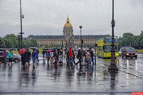 Дождь в париже