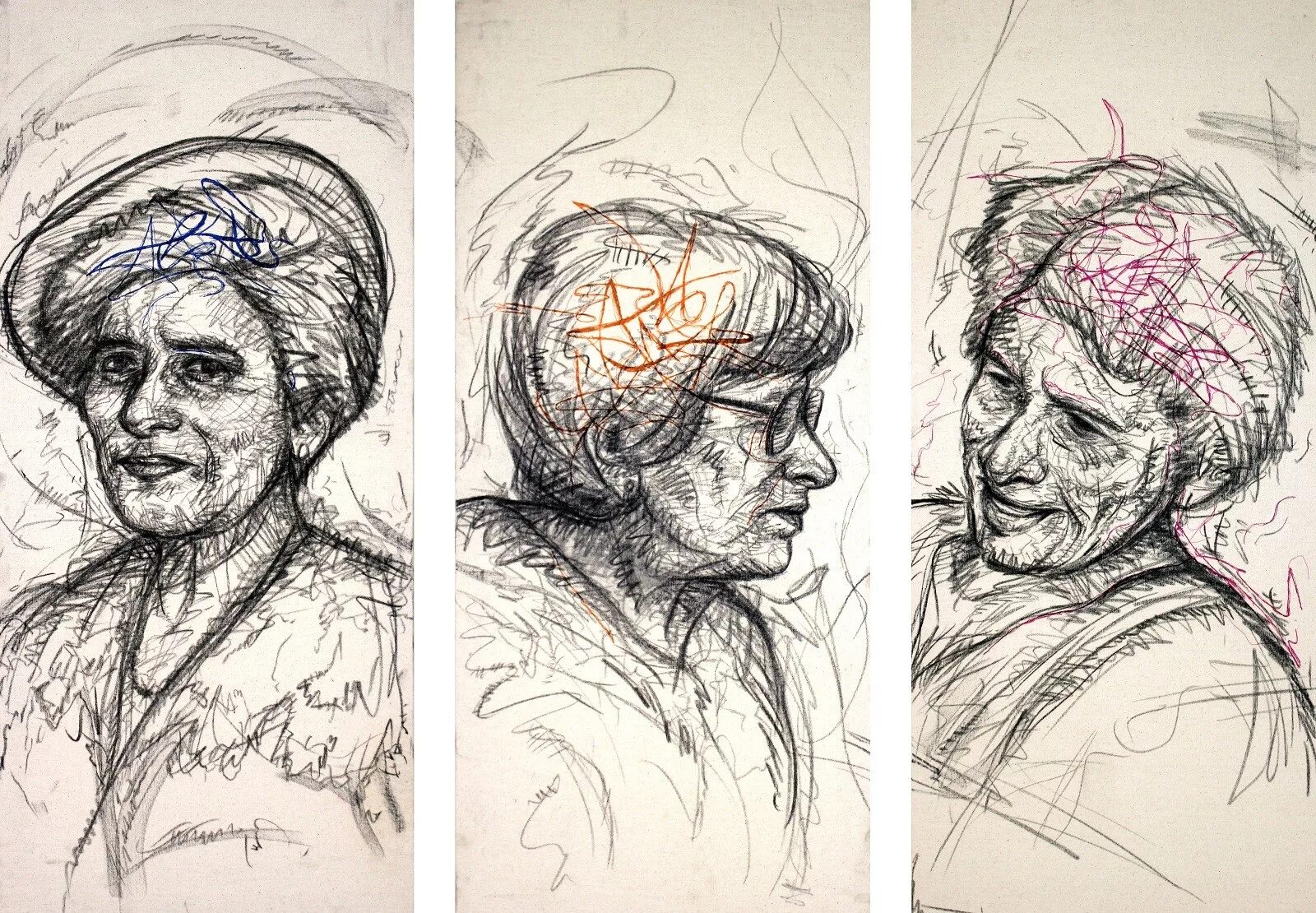 Тест альцгеймера сколько лиц на картинке. Портрет пожилого человека карандашом. Деменция рисунок. Деменция картина. Рисунки людей с деменцией.