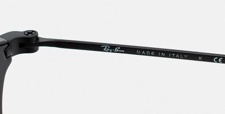 Гравировка RB на левой линзе. Ray ban как отличить оригинал. Как отличить оригинал ray ban