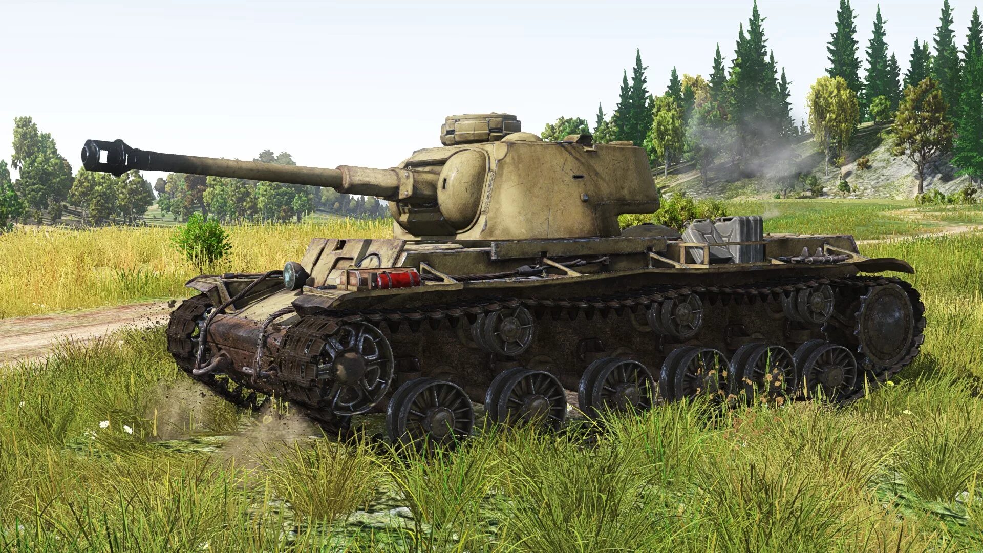 Кв-2 танк вар Тандер. PZ Kpfw KV-1b 756(r).