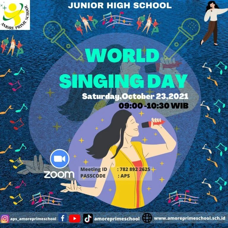 Sing world. World singing Day картинки.