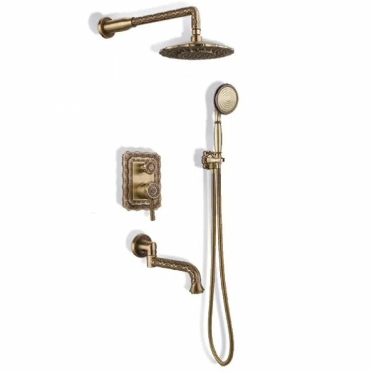 Душевая система встраиваемая rea lungo. Душевая система скрытого монтажа золото omnires. Встраиваемая душевая система латунь. Душ система hansgrohe montreux в золоте. Душевая система grohe бронза.