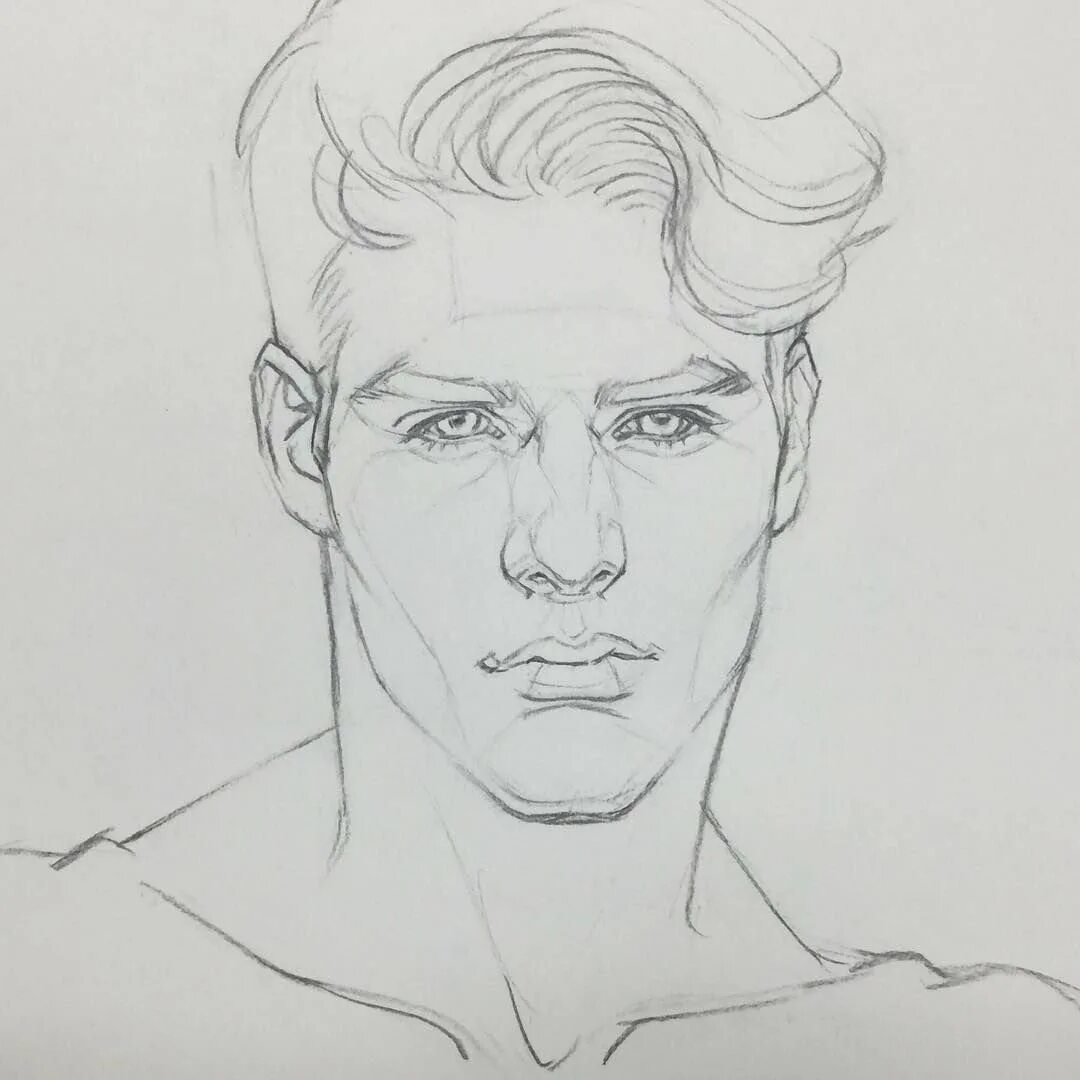 Портрет мужчины карандашом. Мужчина рисунок карандашом. Набросок мужского лица. Портрет парня карандашом.