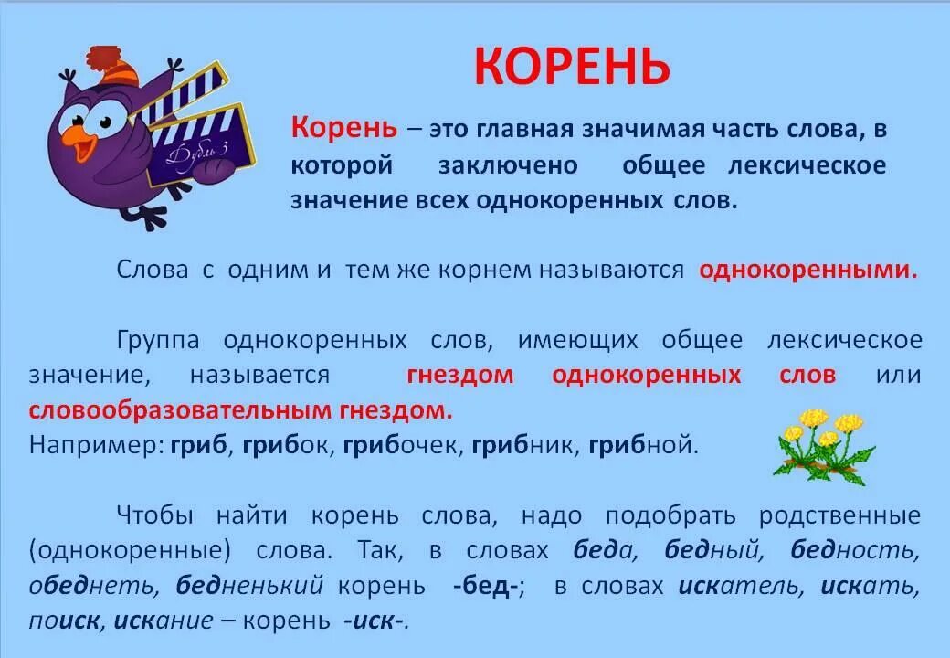 Корень слова проходит