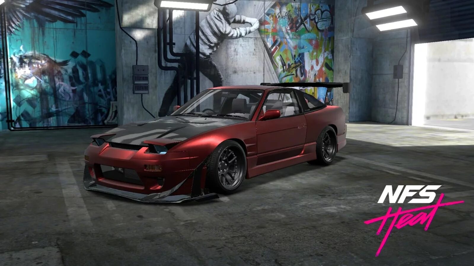 Nfs studio. Ниссан 240сх в need for speed heat. nfs nissan 180. nfs heat nissan 180sx. джефф нфс heat.