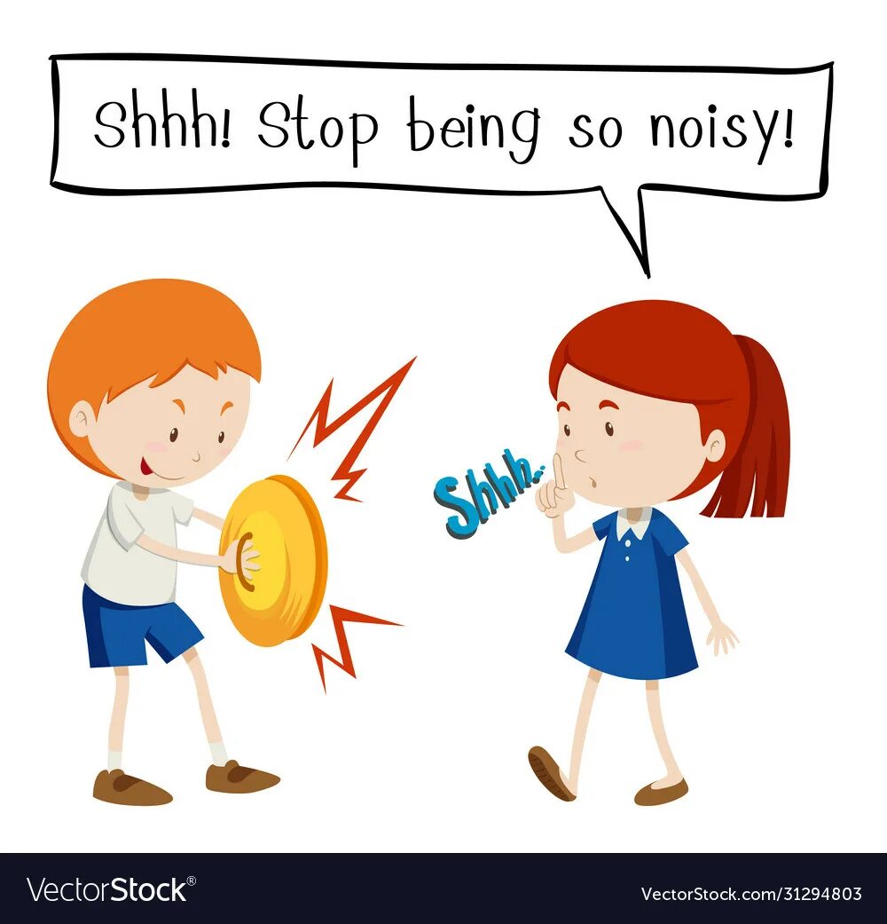 Очень шумно на английском