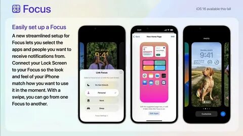 Функции ios 16