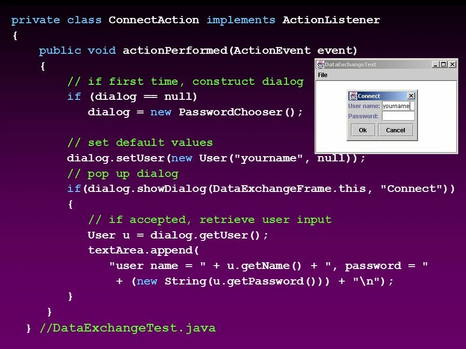 Implements java. Приватный класс в java. public class java. public void actionperformed(actionevent e);.