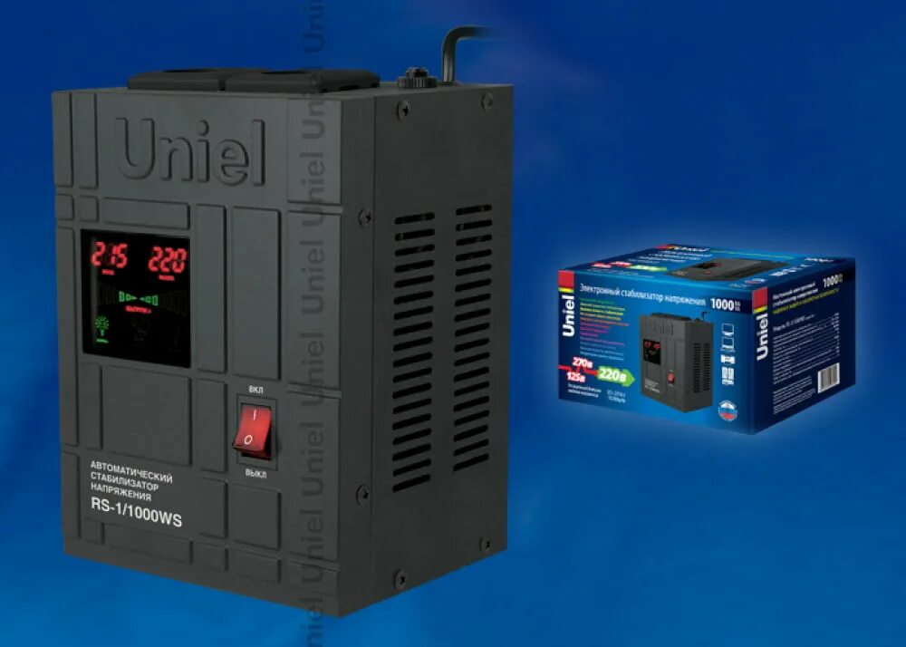 Стабилизатор напряжения однофазный uniel rs-1/500w. Стабилизатор напряжения uniel. Стабилизатор напряжения uniel rs-1/10000. Стабилизатор uniel 5000ва. Стабилизатор напряжения uniel.