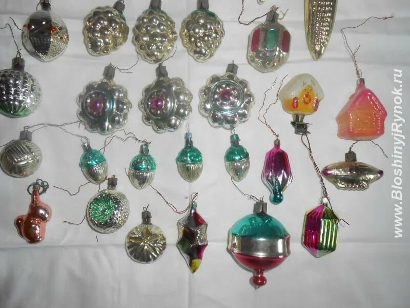 елочные игрушки 60 70 годов