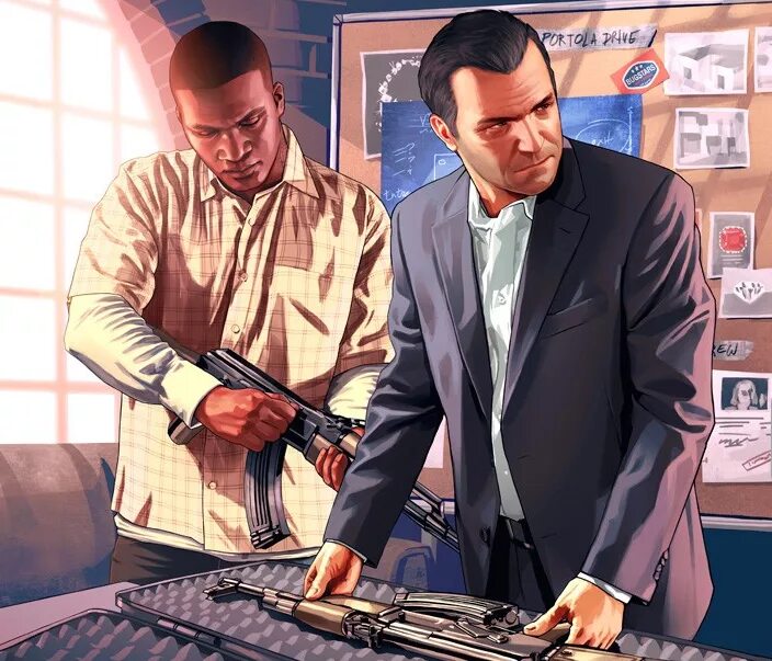 GTA 5 Art Франклин.