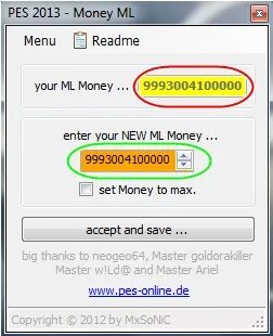 Cheat money